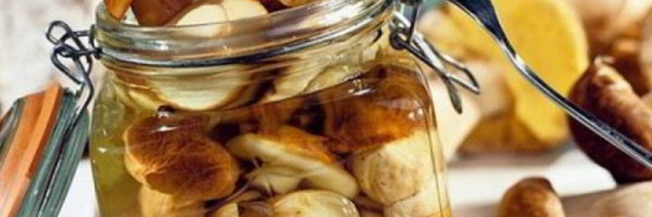 Маринованные белые грибы с уксусом