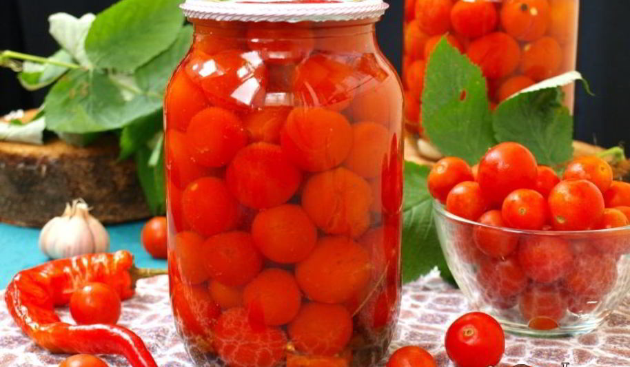 Рецепт маринованные черри с острым перцем