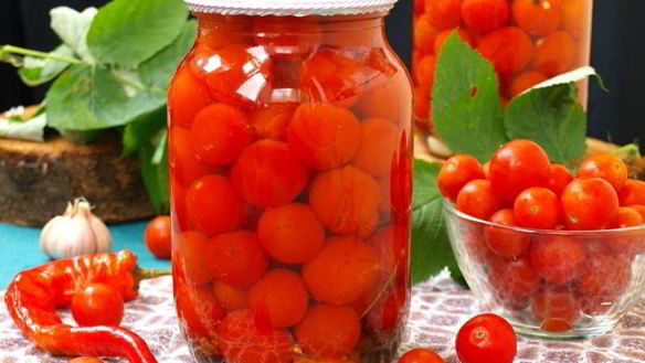 ШАГ 4. маринованные черри с острым перцем