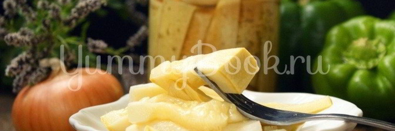 Маринованные кабачки с кетчупом Чили