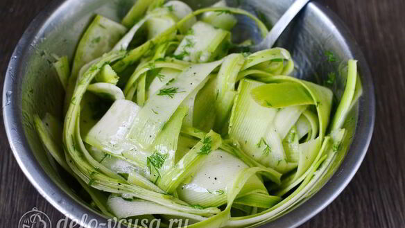 ШАГ 3. маринованные кабачки с зеленью