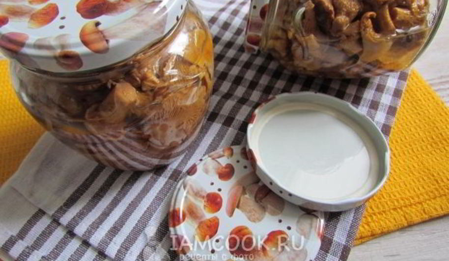 Рецепт маринованные лисички на зиму