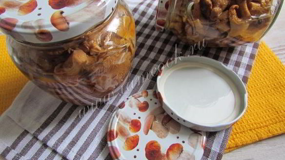 ШАГ 9. маринованные лисички на зиму