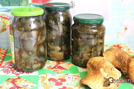 Маринованные моховики на зиму