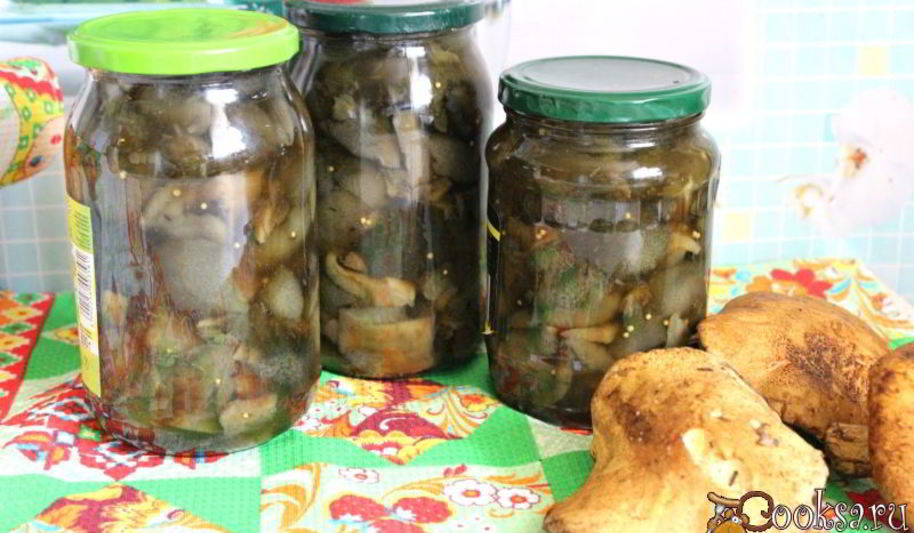 Рецепт маринованные моховики на зиму