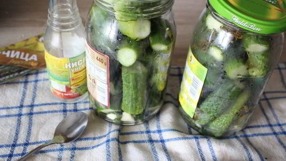 ШАГ 6. маринованные огурцы с горчицей