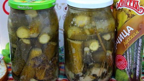 ШАГ 9. маринованные огурцы с горчицей