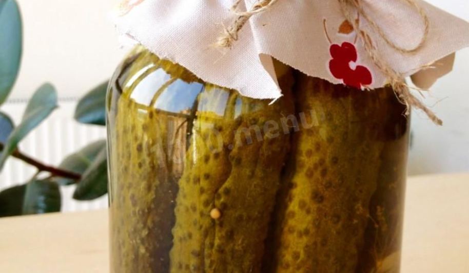 Рецепт маринованные огурцы с уксусом без стерилизации