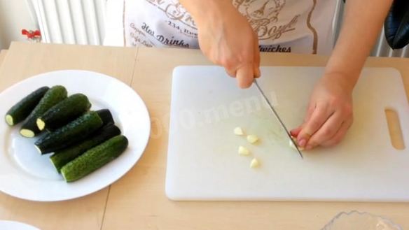 ШАГ 2. маринованные огурцы с уксусом без стерилизации