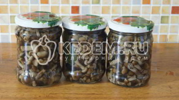 ШАГ 9. маринованные опята малыши в банке