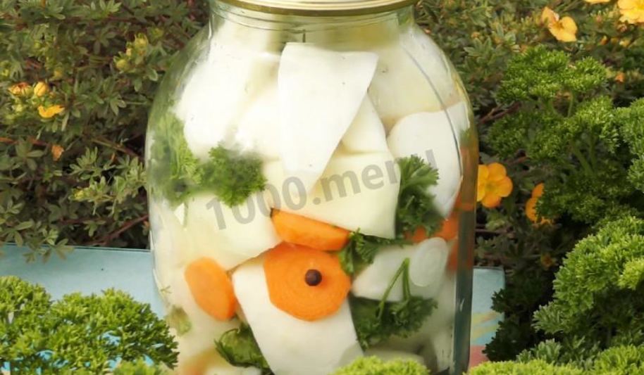 Рецепт маринованные патиссоны на зиму хрустящие