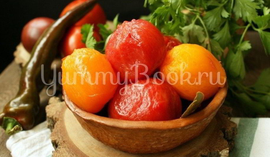 Рецепт маринованные помидоры без кожуры