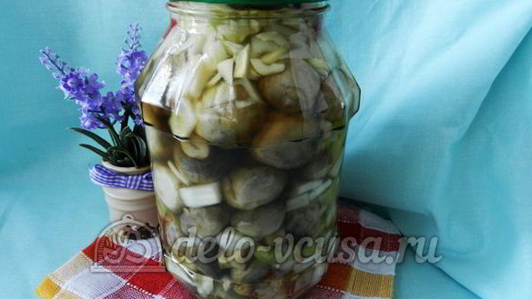 ШАГ 12. маринованные шампиньоны на зиму