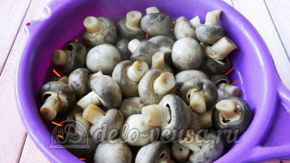 ШАГ 3. маринованные шампиньоны на зиму