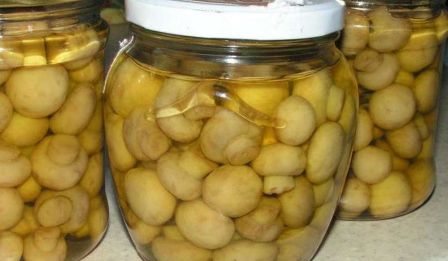 Рецепт маринованные шампиньоны, закрытые на зиму