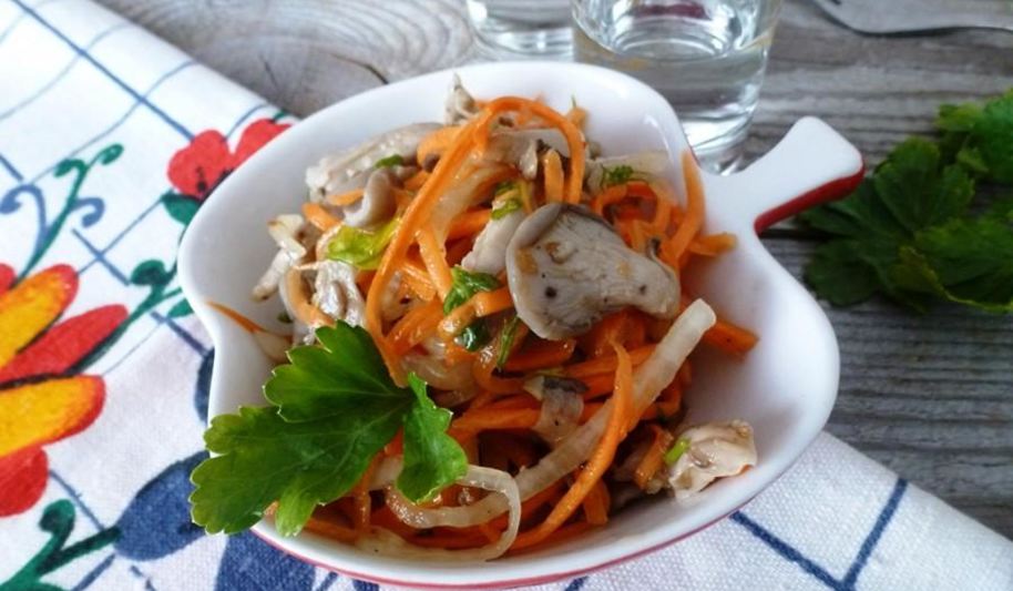 Рецепт маринованные вешенки по-корейски