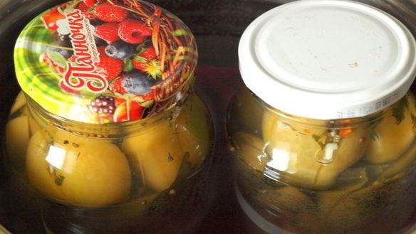 ШАГ 4. маринованные зеленые помидоры по-грузински на зиму