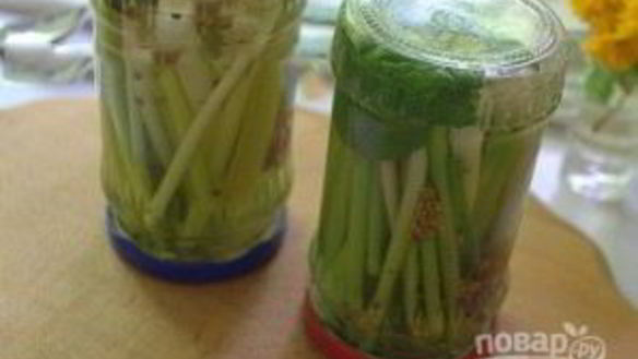 ШАГ 10. молодой чеснок маринованный