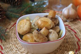 Очень быстрые маринованные шампиньоны