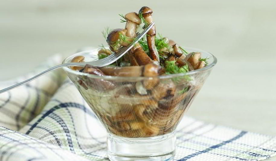 Рецепт опята маринованные с луком