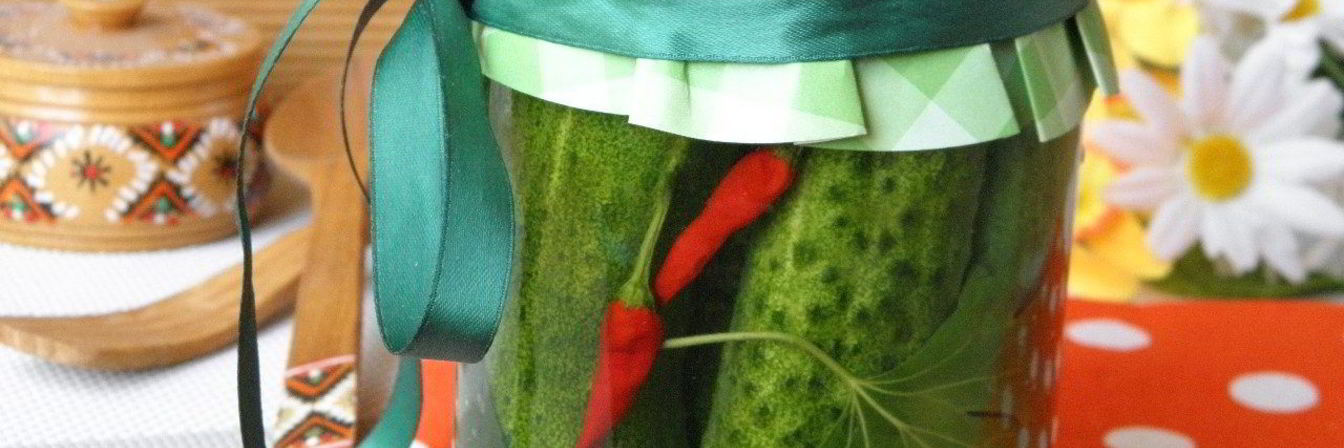 Острые маринованные огурчики