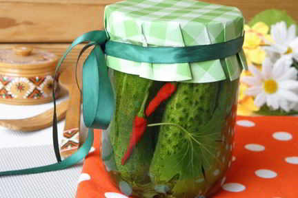 Острые маринованные огурчики