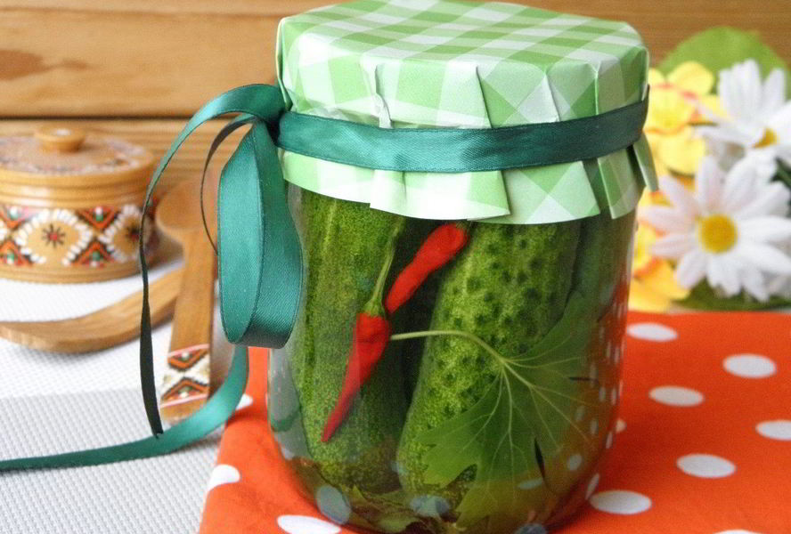 Острые маринованные огурчики