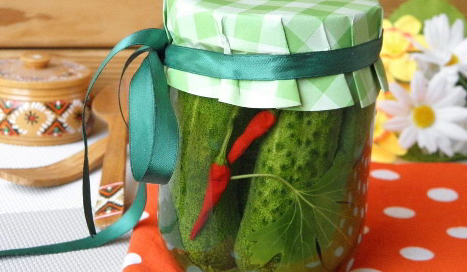 Рецепт острые маринованные огурчики