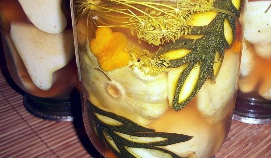 Рецепт патиссоны, маринованные быстро