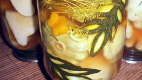 ШАГ 5. патиссоны, маринованные быстро