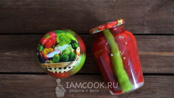 ШАГ 7. перец острый, маринованный холодным способом
