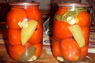 Помидоры, маринованные насухую