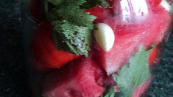 ШАГ 2. помидоры маринованные с арбузом