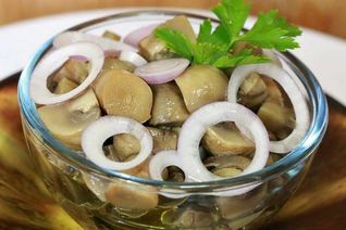 Вкусные маринованные шампиньоны
