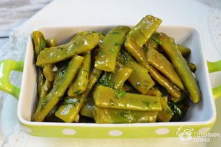 Зеленая фасоль маринованная