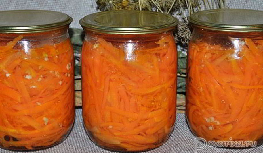 Рецепт морковь с чесноком на зиму
