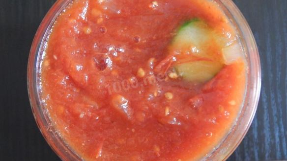 ШАГ 6. огурцы на зиму в томатной пасте