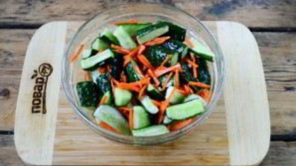 ШАГ 5. огурцы по-корейски на зиму