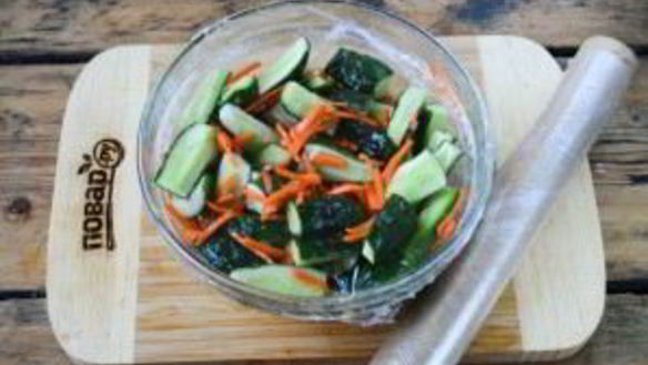 ШАГ 6. огурцы по-корейски на зиму