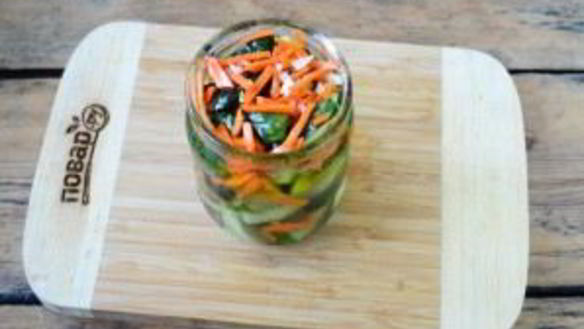 ШАГ 7. огурцы по-корейски на зиму