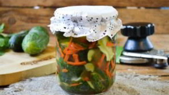 ШАГ 10. огурцы по-корейски на зиму