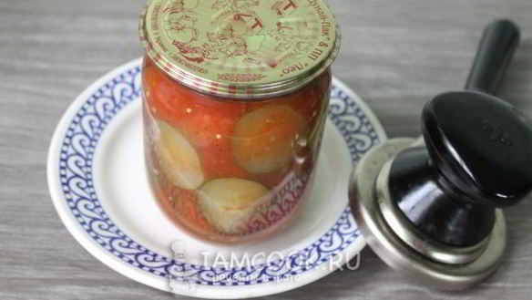 ШАГ 13. огурцы в томатной заливке на зиму