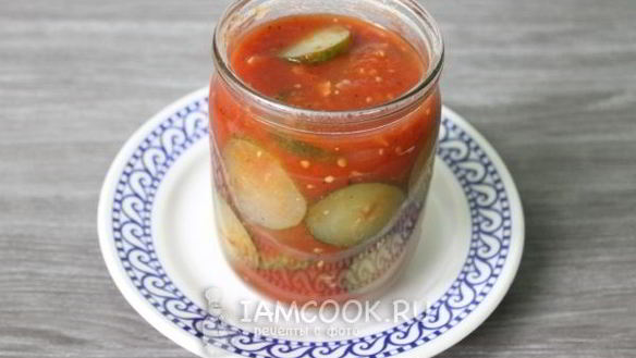 ШАГ 10. огурцы в томатной заливке на зиму