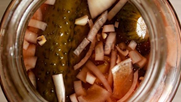 ШАГ 7. огурцы в томатном соке на зиму