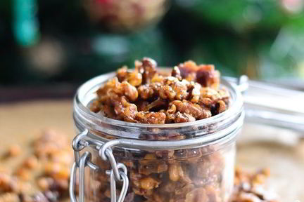 Орехи в карамели