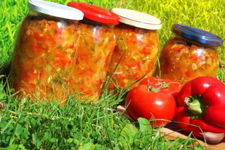 Острый анкл бенс из кабачков на зиму