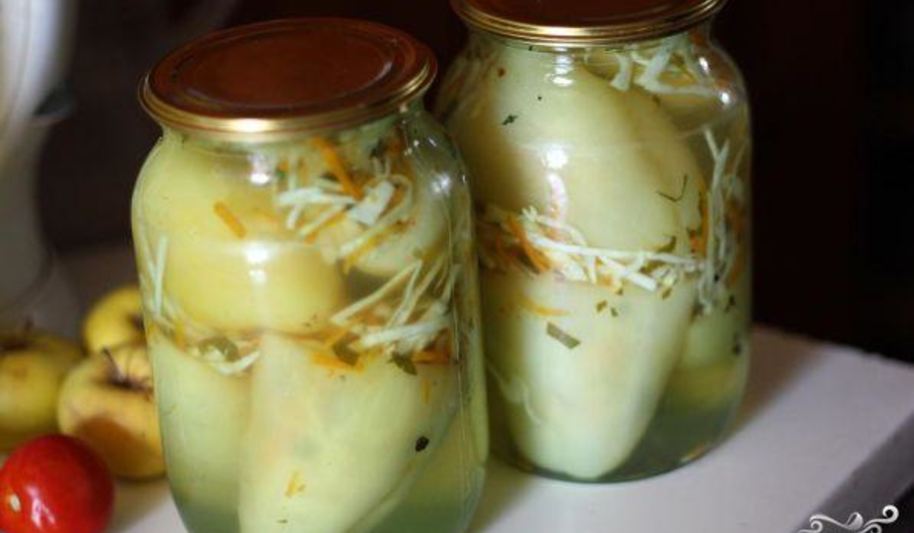 Рецепт перец, фаршированный капустой на зиму