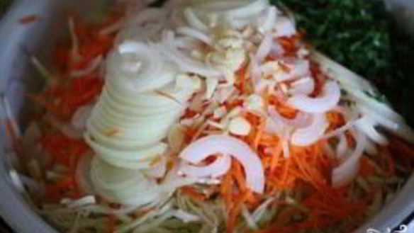 ШАГ 2. перец, фаршированный капустой на зиму