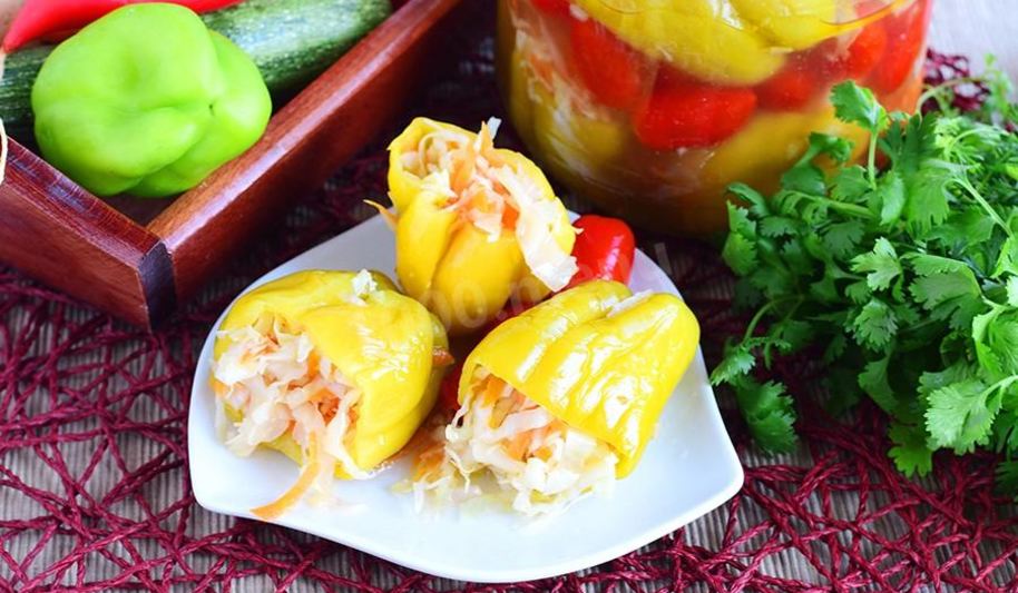 Рецепт перец фаршированный овощами на зиму по-болгарски