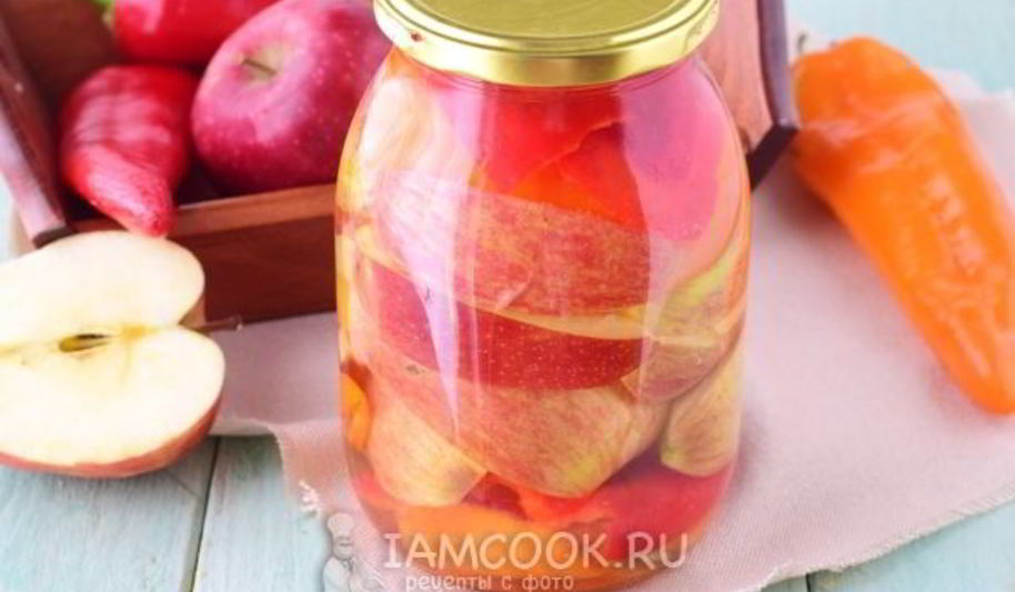 Рецепт перец с яблоками на зиму
